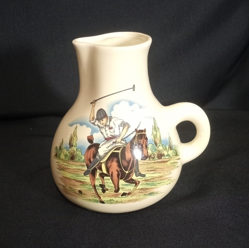 Polo Player Milk or Water Pitcher made for Lord and Taylor